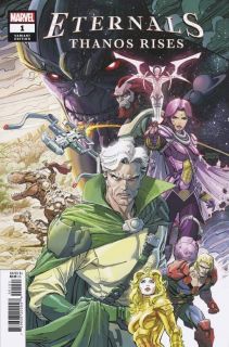 Eternals: Thanos Rises #1 - okładka alternatywna