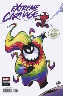 Extreme Carnage: Omega #1 - okładka alternatywna