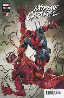 Extreme Carnage: Omega #1 - okładka alternatywna