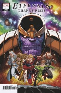 Eternals: Thanos Rises #1 - okładka alternatywna