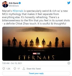 Eternals - pierwsze opinie