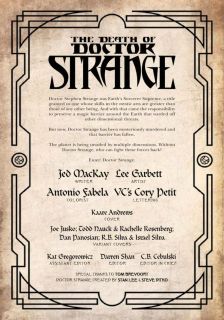 The Death of Doctor Strange #2 - plansze