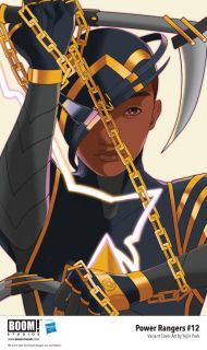 Power Rangers #12 - okładka alternatywna