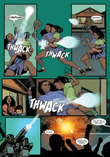 Serving Up Justice: Featuring Serena Williams and Wonder Woman #2 - plansze