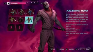 Drax – strój Katathian Monk (pierwsze pojawienie się w All-New Guardians of the Galaxy #1, maj 2017)