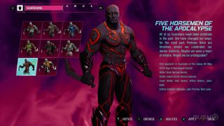 Drax - strój Jeźdźca Apokalipsy (pierwszy występ w Guardians of Galaxy #8, maj 2015)