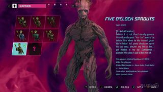 Groot – strój Five O'clock Sprouts (pierwsze pojawienie się w Infinity Countdown #1, 2018)