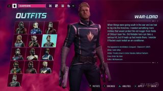 Starlord – strój War Lorda (pierwsze pojawienie się w Conquest - Starlord #1, 2007)