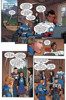 United States of Captain America #4 - plansze