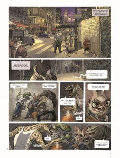 Blacksad. Upadek - plansza