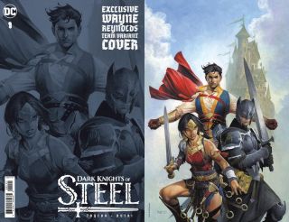 Dark Knights of Steel #1 - okładka alternatywna