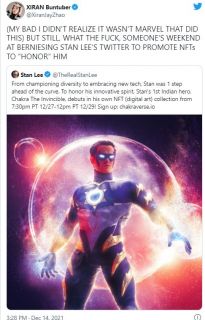 Reakcje na wpis na twitterowym koncie Stana Lee