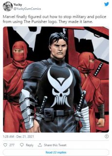 Reakcje na nowe logo Punishera