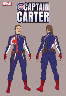 Captain Carter - szkic postaci