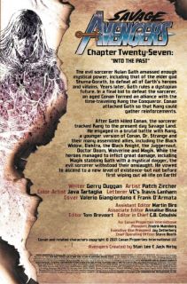 Savage Avengers #27 - plansze