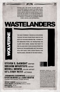Wastelanders: Wolverine #1 - plansze