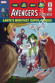 Avengers Forever #1 - okładka alternatywna