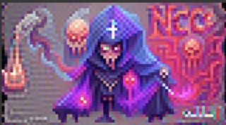 CAN’T HAVE AN ADVENTURE WITHOUT ENEMIES TO FACE! THE AI THREW THIS EVIL NECROMANCER AT YOU.