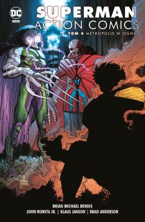 Superman: Action Comics. Metropolis w ogniu. Tom 4 - okładka