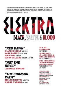 Elektra: Black, White and Blood #1 - plansze