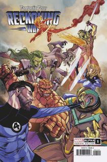 Fantastic Four: Reckoning War Alpha #1 - okładka alternatywna