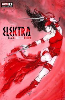 Elektra: Black, White and Blood #1 - okładka alternatywna