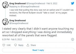 Greg Smallwood - kontrowersje przy "poprawianiu" komiksu Marvela