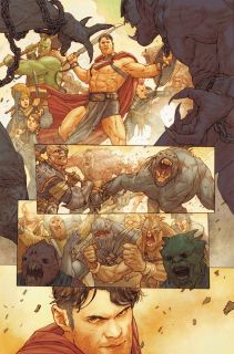 Action Comics #1040 - plansze (bez warstwy dialogowej)