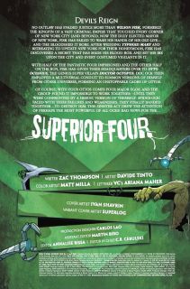 Devil's Reign: Superior Four #2 - plansze