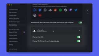 Discord - powiązanie konta PSN