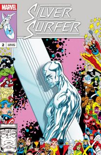 Silver Surfer: Rebirth #2 - okładka alternatywna