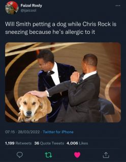 Will Smith na Oscarach 2022 - najlepsze memy