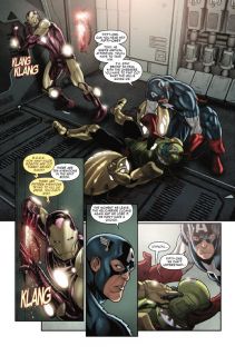 Captain America/Iron Man #4 - plansze