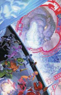 Godzilla vs. The Mighty Morphin Power Rangers #1 - okładka alternatywna