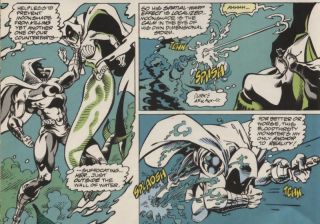 Harrow zdradza, że w przeszłości był Awatarem Chonsu. W komiksach poza Spectorem znajdziemy kilka innych postaci, które również działały jako Awatary boga Księżyca; byli to m.in. pochodzący z alternatywnych światów Crescent Moon, Moon Maid, Moon Shade czy nawet Jessica Spector, córka Marca. Awatarem nigdy nie była natomiast Marlene; przypomnijmy, że Chonsu grozi, iż to właśnie żona Spectora, Layla, zostanie kolejną pięścią pomsty. 