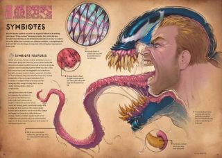 Marvel Anatomy: A Scientific Study of the Superhuman - przykładowe strony