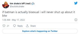 Sugestia biseksualności Batmana - reakcje internautów 