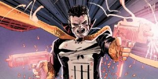 10. Punisher Strange aka Sorcerer Extreme – połączenie Punishera i Doktora Strange’a, które zobaczyliśmy w wydawanych pierwotnie na amerykańskim rynku w 2015 roku „Tajnych wojnach”. W tej opowieści Najwyższy Mag opanował ciało Franka Castle’a, tworząc w ten sposób postać określoną jako Sorcerer Extreme. Katalog mocy: wszystkie, które posiada podstawowa wersja Doktora Strange’a, oraz zdolności samego Punishera. Sorcerer Extreme korzystał m.in. ze wzmocnionych magicznymi zaklęciami broni. Jego siła była tak olbrzymia, że w zaledwie jednym zeszycie zdołał on zabić Hulka (i to za pomocą 2 słów), Wolverine’a, Spider-Mana i Ghost Ridera.
