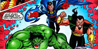 14. Doktor Strange MC2 (Ziemia-982) – sędziwy już Doktor Strange w alternatywnej wersji przyszłości (ta rzeczywistość została określana mianem MC2) stracił tytuł Najwyższego Maga, lecz w dalszym ciągu był Mistrzem Sztuk Mistycznych. Katalog mocy: te same co u podstawowej wersji herosa i wsparcie ze strony Defenders z Hulkiem i Namorem na czele.