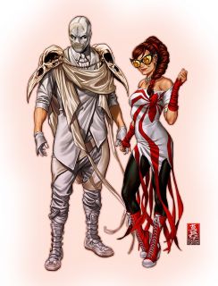Hellfire Gala - Moon Knight i Arana/Spider-Girl