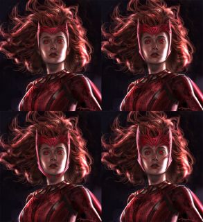 Scarlet Witch - szkic koncepcyjny