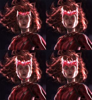Scarlet Witch - szkic koncepcyjny