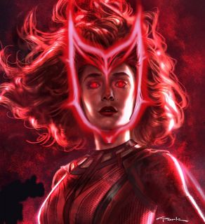 Scarlet Witch - szkic koncepcyjny