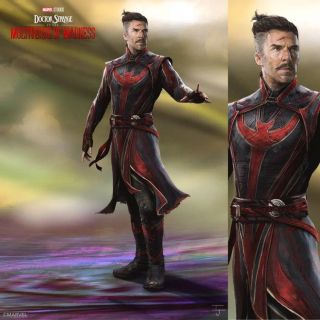 Defender Strange - szkic koncepcyjny