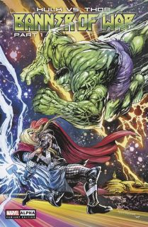 Hulk vs. Thor: Banner of War Alpha #1 - okładka alternatywna
