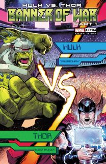 Hulk vs. Thor: Banner of War Alpha #1 - okładka alternatywna