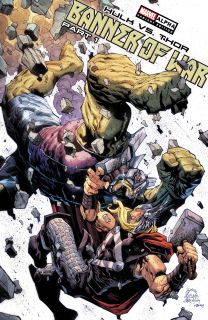 Hulk vs. Thor: Banner of War Alpha #1 - okładka alternatywna