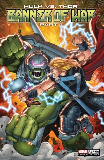 Hulk vs. Thor: Banner of War Alpha #1 - okładka alternatywna