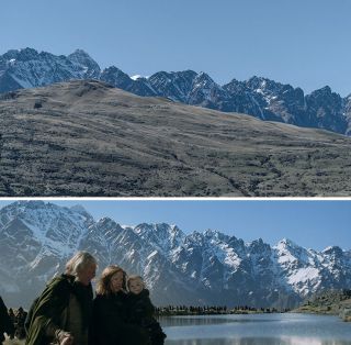 Miejsce, przez które uciekinierzy z Rohanu podróżowali z Edoras do Helmowego Jaru (w prawdziwym świecie teren Deer Park Heights, położonego w centrum Queenstown)