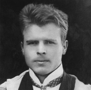 Hermann Rorschach - psychiatra i twórca słynnego testu Rorschacha; zdjęcie wykonano w drugiej dekadzie XX wieku